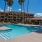 a swimming pool in a resort